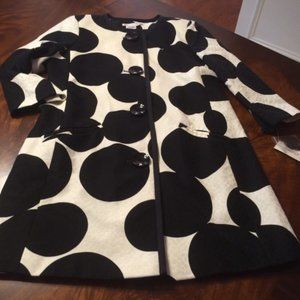 Very Stylish Black & White Topper Jacket - 6, New